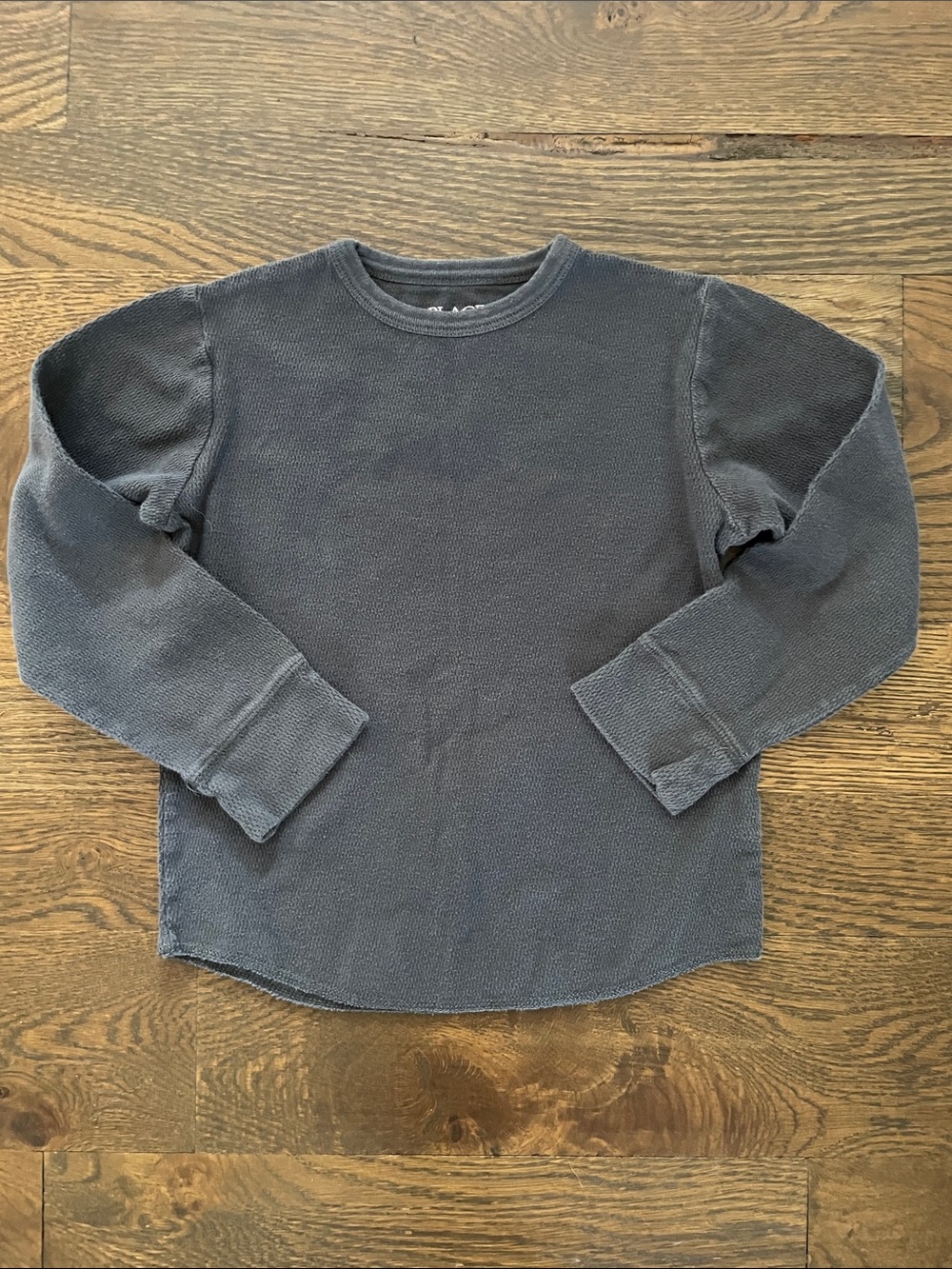 Place Kids Long Sleeve Thermal Top in Charcoal